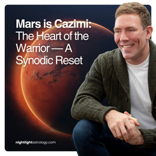 Mars is Cazimi — The Heart of the Warrior — A Synodic Reset