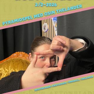 2/2, 2026 - Pyramidspel med Osin Thelander