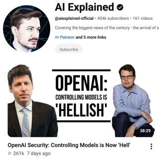 OpenAI Security: Controlling Models is Now ‘Hell’ (AI Explained cross-post)