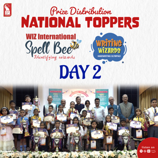 Wiz International Spelling Bee | Handwriting Competition | National Toppers | Day 2 | Part 2 | 090725