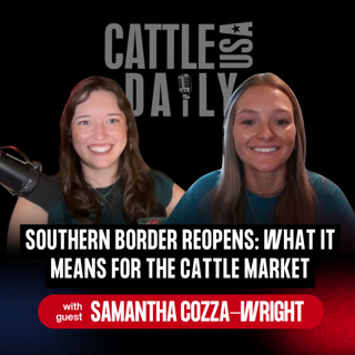 380: Southern Border Reopens: What It Means for the Cattle Market with Samantha Cozza-Wright