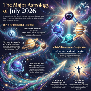 Life Changing Major Astrology of July 2026 ~ Barbault's Basket, Neptune Retro, Nodes of Fate Change