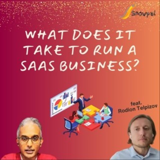 What does it take to run a SaaS Business? (feat. Rodion Telpizov)