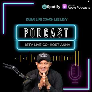 Dubai Life Coach Lee Levy and Anna Schürrle speaking mindfulness on IGTV live.