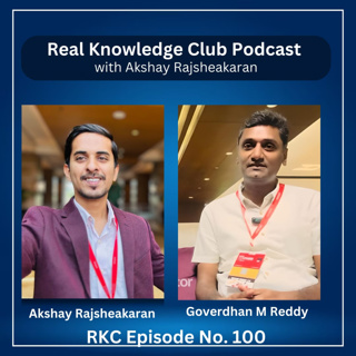 Building a Million-Dollar Business: Strategy, Systems, Team | Govardhan M Reddy at TechSparks Real Knowledge Club Show : 100