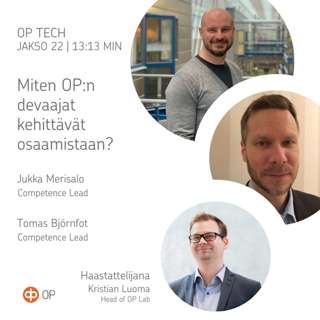 #22 – Miten OP:n devaajat kehittävät osaamistaan?