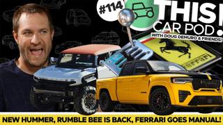 Ferrari Returns to Manual? The New Hummer, Ram Rumble Bee!
