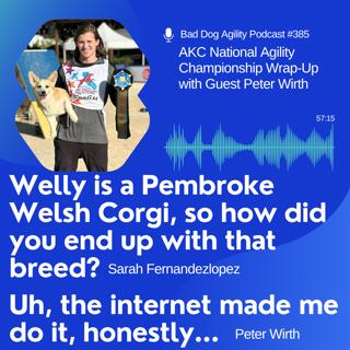 385: AKC National Agility Championship Wrap-Up with Guest Peter Wirth