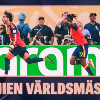 104. SPANIEN VÄRLDSMÄSTARE – Skandalscenerna, pausjippot och Mbappés galna målrekord