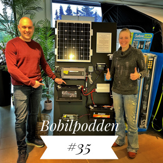 Bobilpodden #35 Lithium, Solcelle, Inverter mye strømrelatert informasjon med Lars.