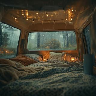 Leave It All To Sink Into Heavy Rain And Thunderstorms | Relax And Sleep In Cozy Car