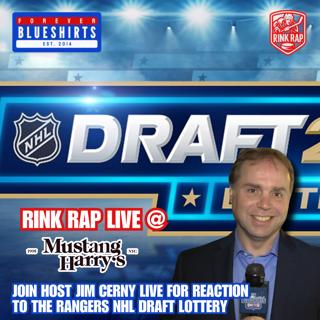 Rangers Fall to #5 in NHL Draft Lottery as Maple Leafs Steal #1 | Rink Rap LIVE from Mustang Harry's