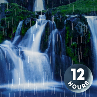 Rain Noise & Waterfalls 12 Hours | The BEST White Noise for Sleep!
