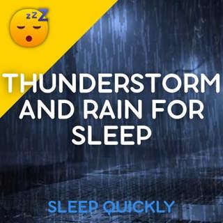 😴⛈️ Strong THUNDERSTORM and Heavy RAIN Sounds for SLEEP