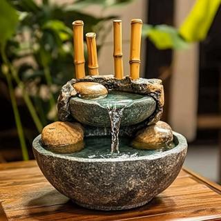 Bamboo Water Fountain Japanese Bamboo Water Fountain | Asmr White Noise Bamboo Water Fountain Sound Deep Sleep Bamboo Water Fountain And Stone