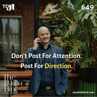 649 - The CEO Who Was Posting To Be Seen, Not To Be Strategic