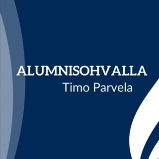 Alumnisohvalla Timo Parvela