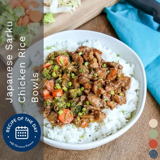 Japanese Sarku Chicken Rice Bowls