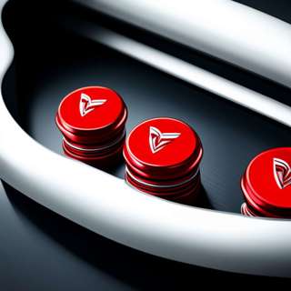 Enhance Your Car's Style with the Top 5 Red Aluminum Alloy Valve Stem Caps for Model Y X S 3: A Detailed Review
