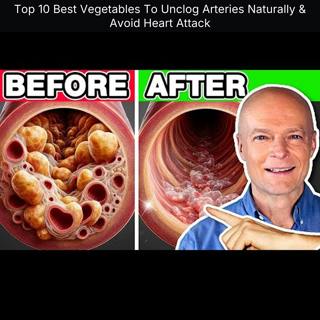 Top 10 Best Vegetables To Unclog Arteries Naturally & Avoid Heart Attack