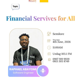 Financial Services For All with Raphael Abayomi