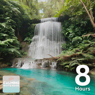 Soothing Waterfall Sounds (8 Hours) | Relaxing Water Sounds for Sleeping, Studying, and Relaxation