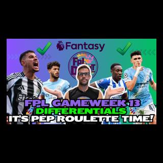 IT'S TIME FOR PEP ROULETTE! 🎲🎰🎉| FPL GW12 DIFFERENTIALS 🚀💎🔥 | Fantasy Premier League Tips 2025/26