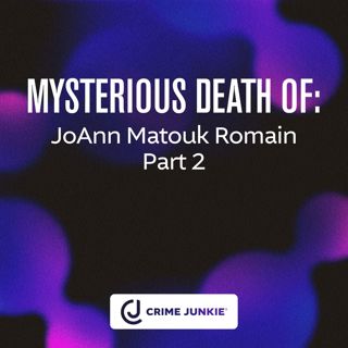 MYSTERIOUS DEATH OF: JoAnn Matouk Romain Part 2