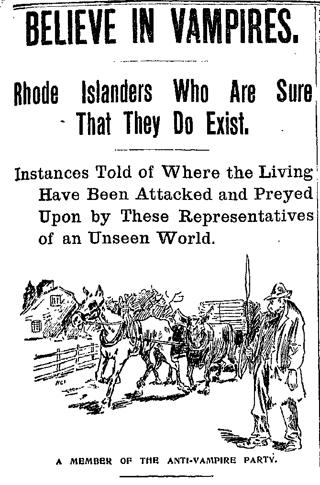 The New England Vampire Panic