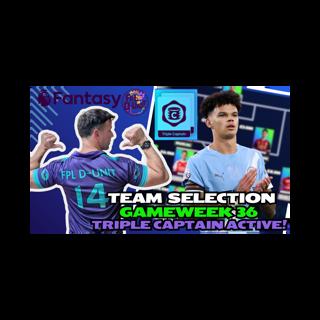 TRIPLE CAPTAIN O'REILLY! 🐐🎲| FPL GAMEWEEK 36 TEAM SELECTION 💪🔥 | Fantasy Premier League Tips 2025/26
