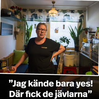 ”Jag kände bara yes! Där fick de jävlarna”