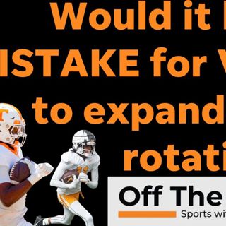 Dont'e Thornton says Vols may run more WRs this year: Would that be a MISTAKE for Tennessee Football?