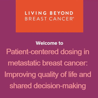 Patient-centered dosing in metastatic breast cancer