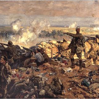 22nd April 1915: Poison gas used effectively in the First World War at the Second Battle of Ypres