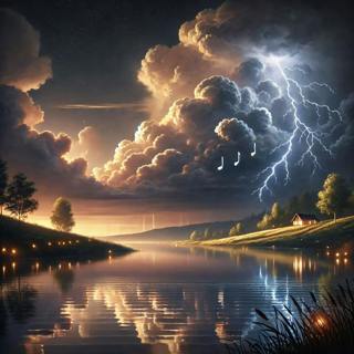 đŽâïžđ” The COMFORTING Storm and the SERENE Music for a PEACEFUL Sleep