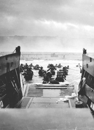 D-Day Veterans Visit with Students in Normandy, France
