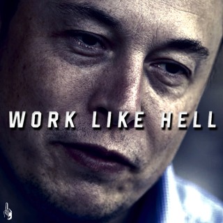 ELON MUSK - WORK LIKE HELL | 1 Minute Motivation