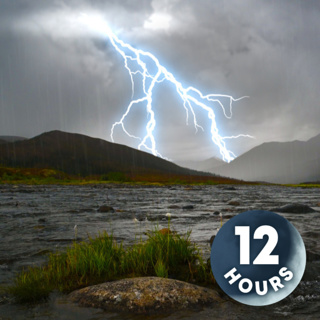 12 Hours Thunder, Rain & Water Create Perfect Storm Sounds for Sleeping
