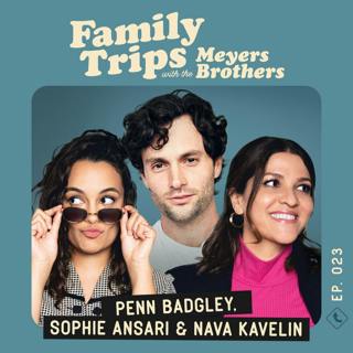 PODCRUSHED friends Penn Badgley, Nava Kavelin, and Sophie Ansari Had Wildly Different Childhoods
