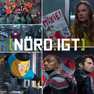 323. Den om The Falcon and The Winter Soldier, The Mighty Ducks: Game Changers, animerade Invincible och Moxie