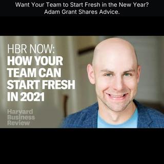 Want Your Team to Start Fresh in the New Year? Adam Grant Shares Advice.
