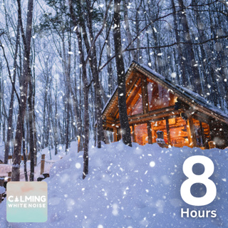 Snow Storm Sleep Sounds (8 Hours) | Freezing Winter Storm Ambience for Deep Sleep, Relaxation, Study