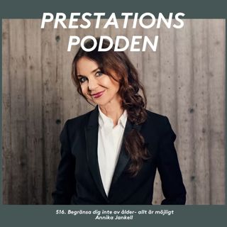Begränsa dig inte till ålder - allt är möjligt! - Annika Jankell