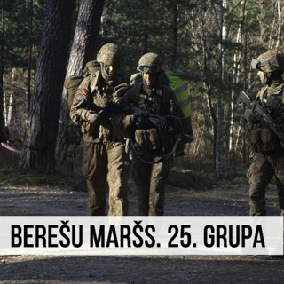"Aculiecinieks" - Berešu maršs. 25. grupa