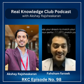 Fahsham Farook's Biohacking Secrets for Longevity & Peak Brain Potential I Real Knowledge Club Show : 98