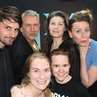 Sara Haag, Andres Lokko, Andrev Walden och Sonja Schwarzenberger!