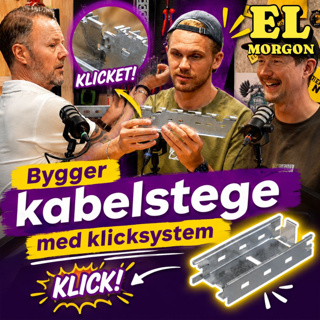 #58 ELMORGON - Bygger kabelstege i studio | Batterier, hur ska jag tänka? | KLASSKAMPEN del 4