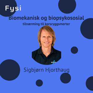 Biomekanisk og biopsykososial tilnærming til korsryggsmerter - Sigbjørn Hjorthaug