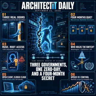 ArchitectIT Daily AI News — 2026-09-21: Three Governments, One Zero-Day, and a Four-Month Secret