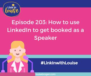 How to be booked as a speaker using LinkedIn